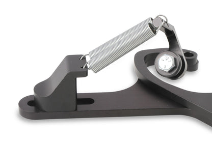 4150 BILLET SOLENOID W/THROTTLE BRACKET - NOS Billet Solenoid Bracket Kit - 4150 & 4150HP