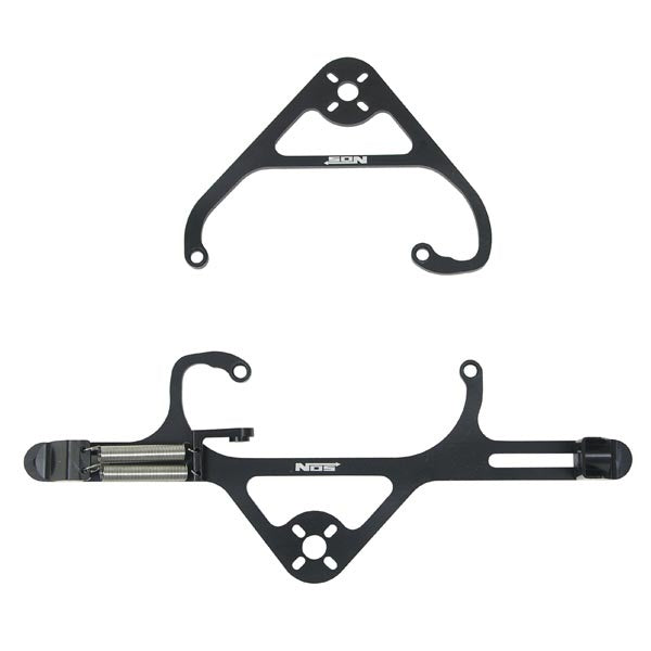 4150 BILLET SOLENOID W/THROTTLE BRACKET - NOS Billet Solenoid Bracket Kit - 4150 & 4150HP