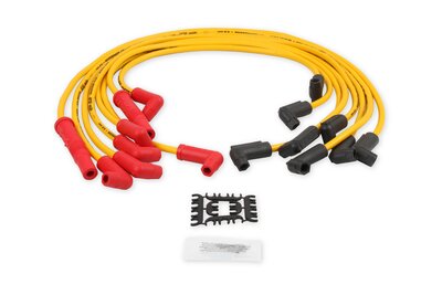 Jeu de câbles d'allumage - Âme spiralée 8,8 mm - GM 5.0/5.7L 1978-86 - Jaune