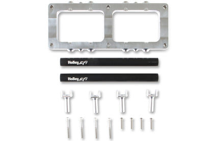 BLOWER INJECTOR PLATE, 8 INJECTORS - Supercharger Injector Spacer W/EFI Rails