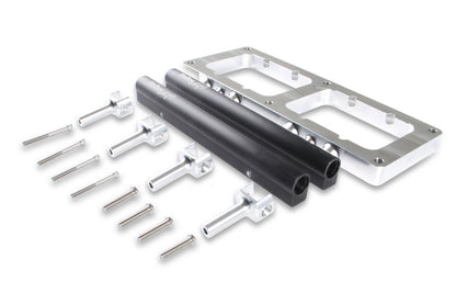 BLOWER INJECTOR PLATE, 8 INJECTORS - Supercharger Injector Spacer W/EFI Rails