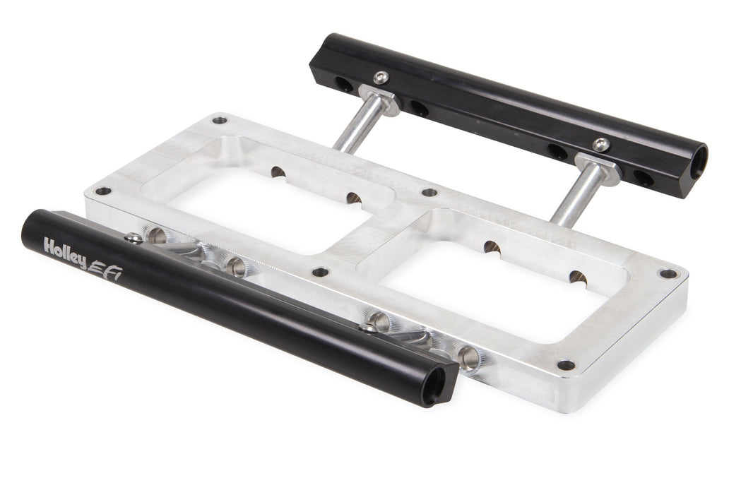 BLOWER INJECTOR PLATE, 8 INJECTORS - Supercharger Injector Spacer W/EFI Rails