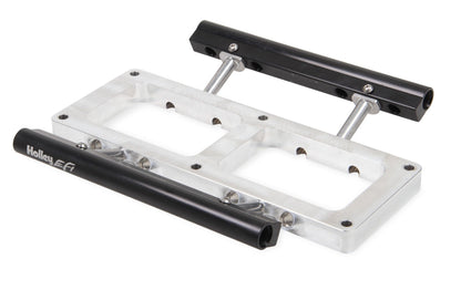 BLOWER INJECTOR PLATE, 8 INJECTORS - Supercharger Injector Spacer W/EFI Rails
