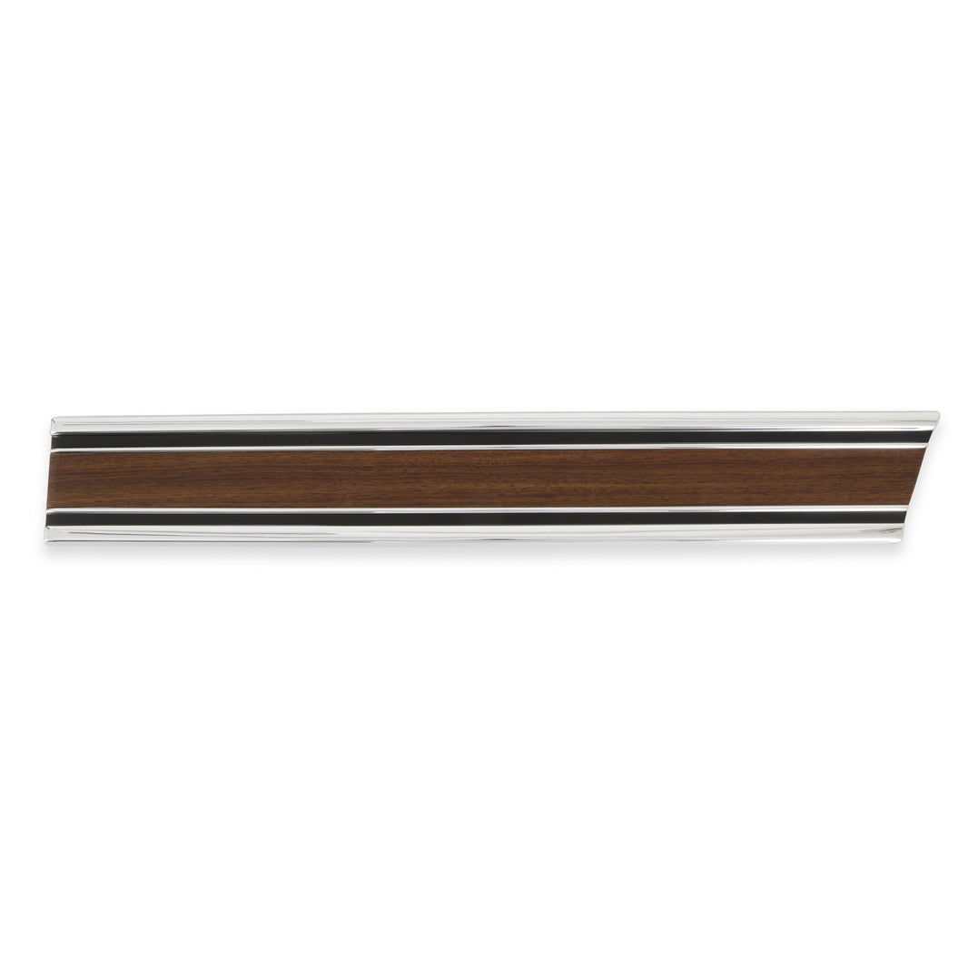 69-72 BEDSIDE MDG LWR FRT SWB LH-WOOD - Brothers Trucks  Bedside Molding - Lower Front-Shortbed- Woodgrain - LH