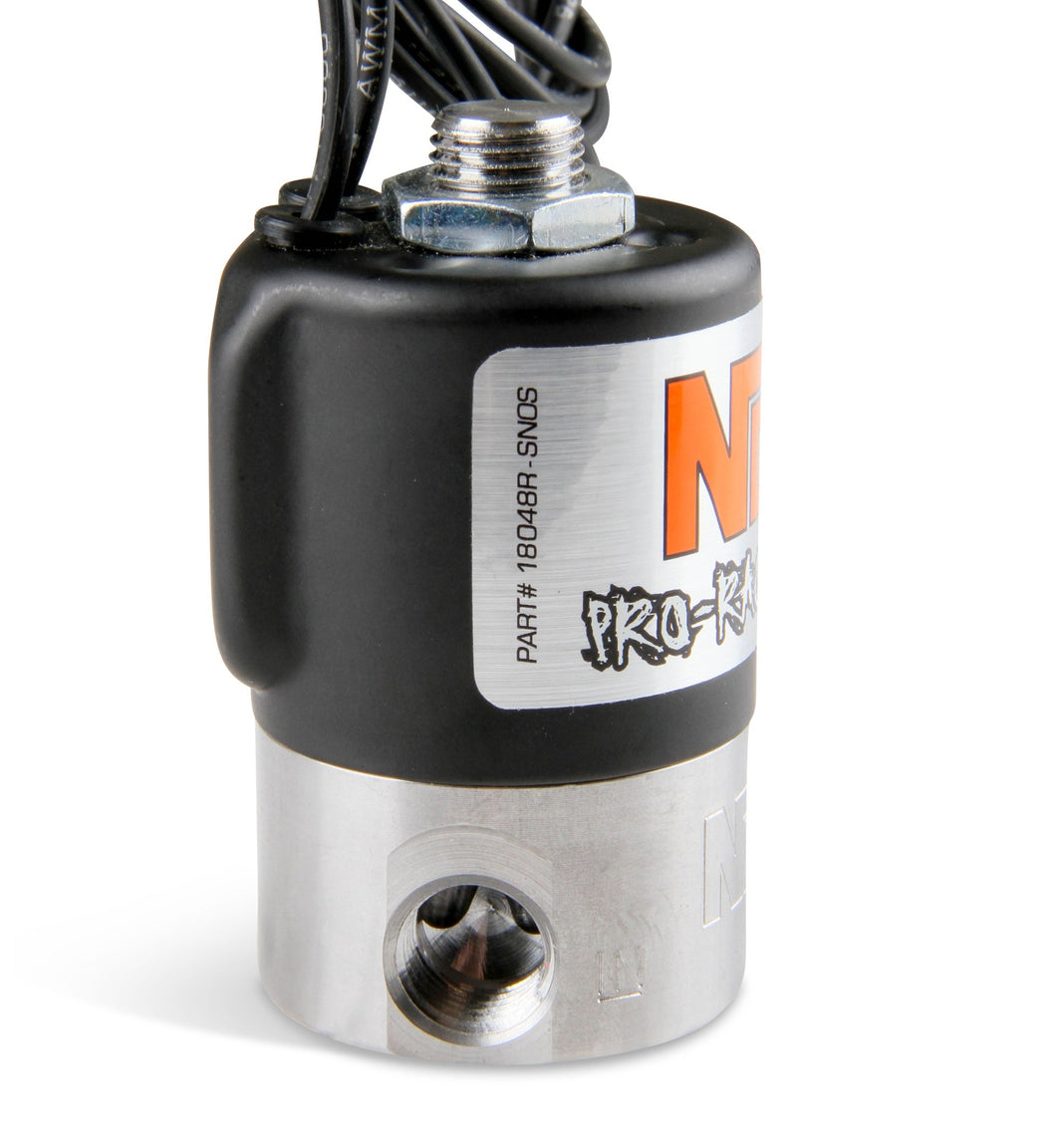 PRO RACE SOLENOID N2O - BLACK - NOS Nitrous Solenoid - Black