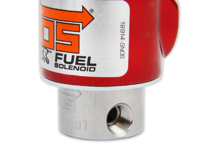 CHEATER SOLENOID BRÆNDSTOF (STOR SPOLE) - NOS Brændstofsolenoid - Rød