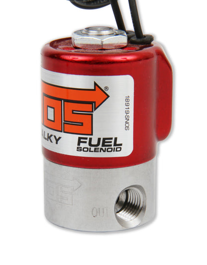 ALKY SOLENOID BRÆNDSTOF - NOS Brændstofsolenoid - Rød