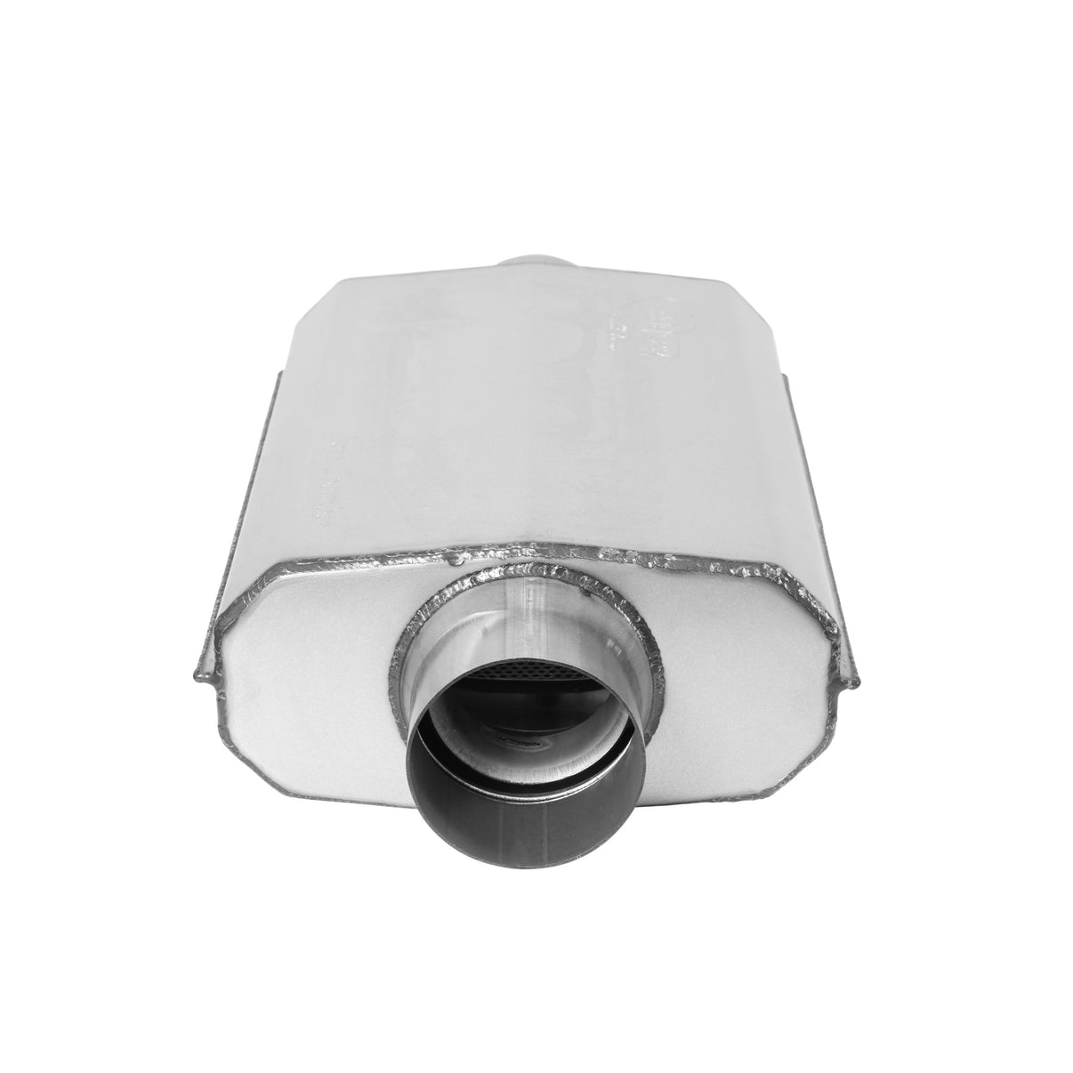 Hooker Aero Chamber Muffler - Photo - out of package Top