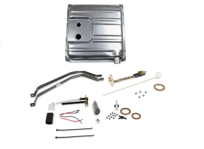 1957 CHEVY COUPE SEDAN BELAGET STÅL EFI - Sniper EFI Brændstoftanksystem 400 LPH