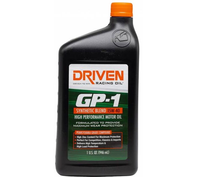 Driven GP-1 Motor Oil - 15w40 - 1 Quart