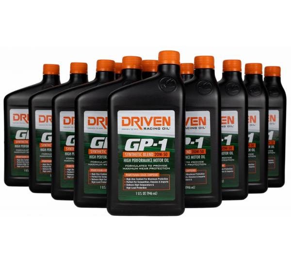 Driven GP-1 Motor Oil - 20w50 - 12 Quart Case
