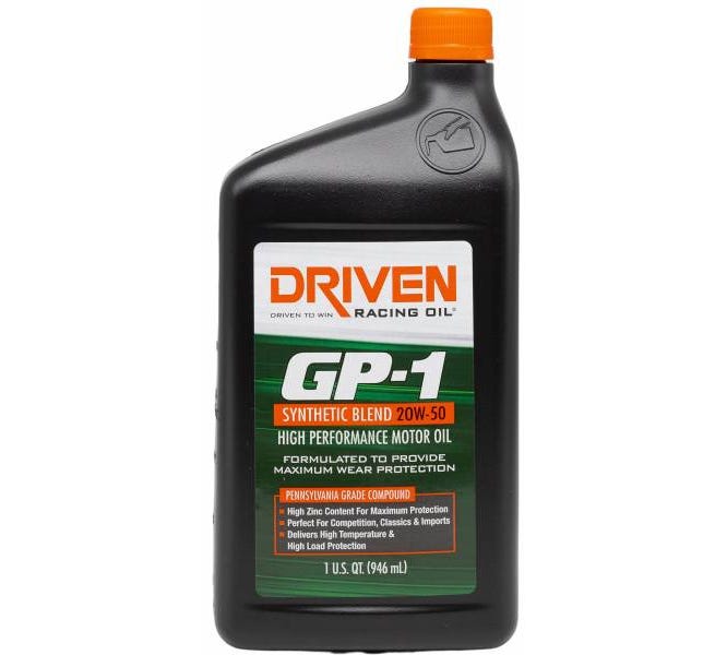 Driven GP-1 Motor Oil - 20w50 - 1 Quart