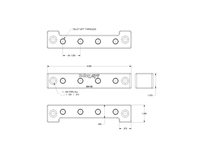 HOLLEY EFI 1/8-27 NPT SENSOR BLOCK - HOLLEY EFI 1/8NPT SENSOR BLOCK