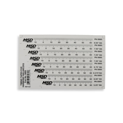 MSD Timing Tape - Harmonic Balancer - 5.25" to 8.00" - Photo - Primary Front