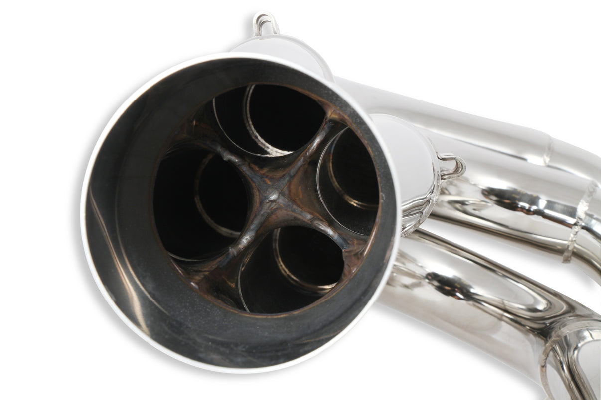 Hooker Racingheart 3-Step Dragster Headers - Polished 304 Stainless - Photo - out of package Angle