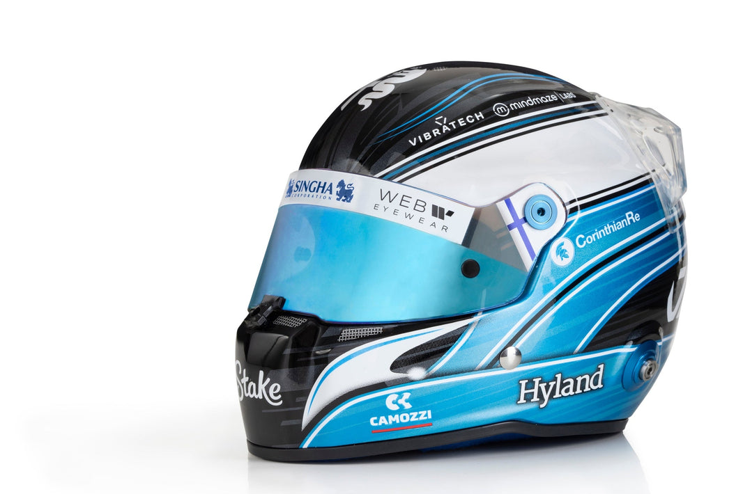 Casque Mini Bottas Saison Régulière 2023 - ST5 Mini Casque - Valtteri Bottas - Livrée Saison Régulière 2023