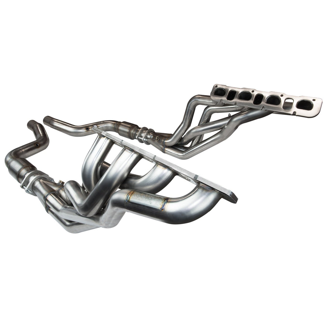 Stainless Header and Connection Kit. - Stepped Header and H.O. GREEN Connection Kit. Charger/Challenger Hellcat 6.2L