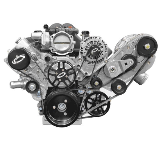 Procharger F1a94 Serpentine Accessory LS Drive Kit - with Intercooler