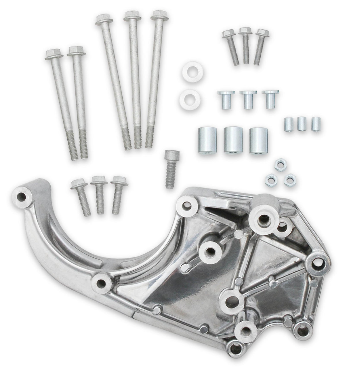 LS High-Mount A/C Accessory Drive Bracket - Fits Sanden SD508 or SD7 Comp. - Photo - out of package Front