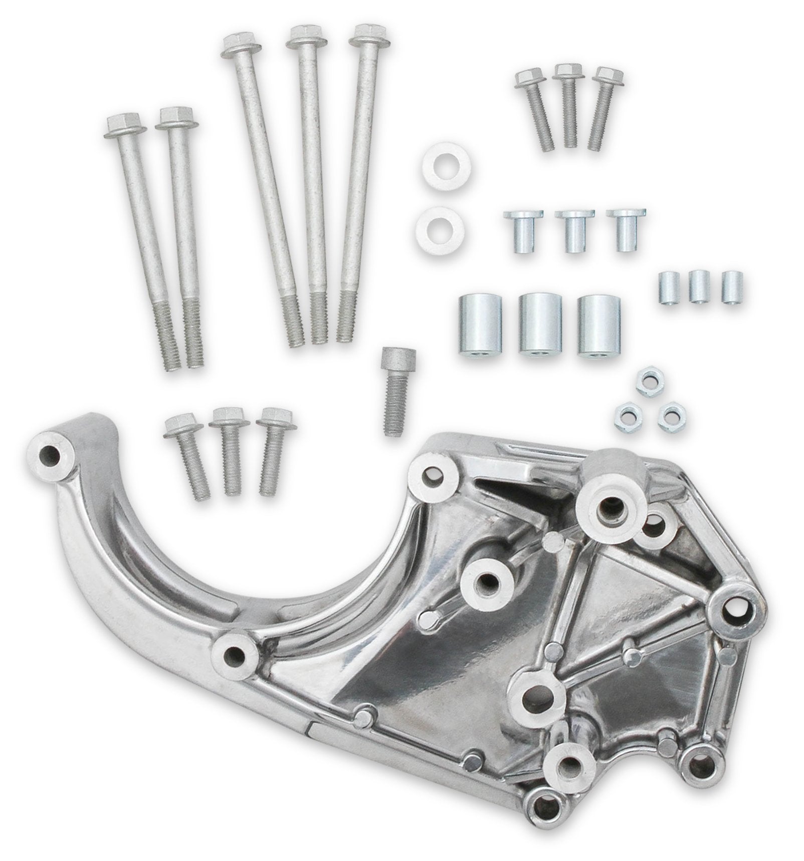 LS High-Mount A/C Accessory Drive Bracket - Fits Sanden SD508 or SD7 Comp. - Photo - out of package Front