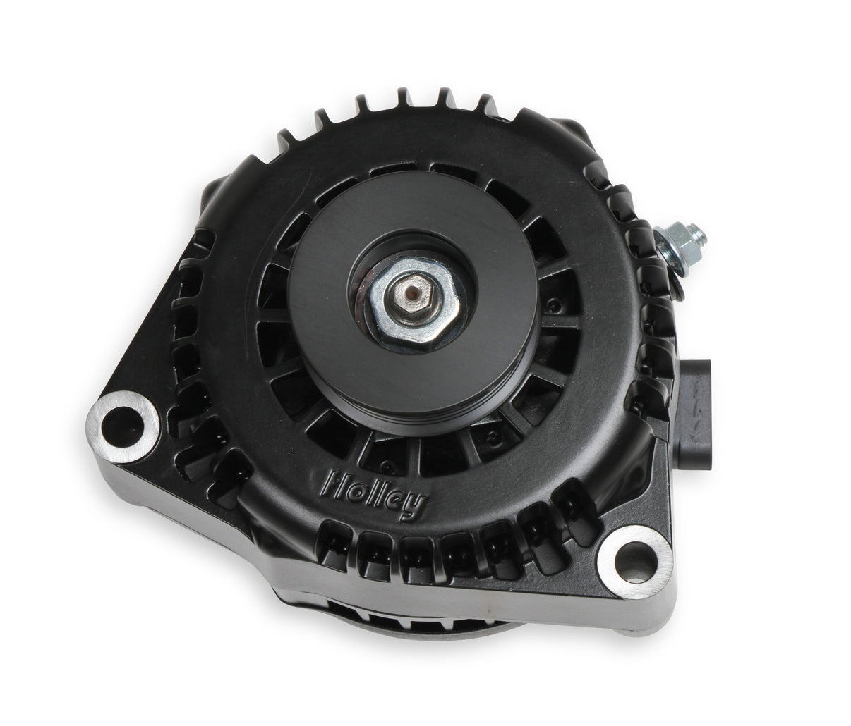 LS/LT High-Mount Complete Accessory Drive Kit- Black Finish - Photo - out of package Left