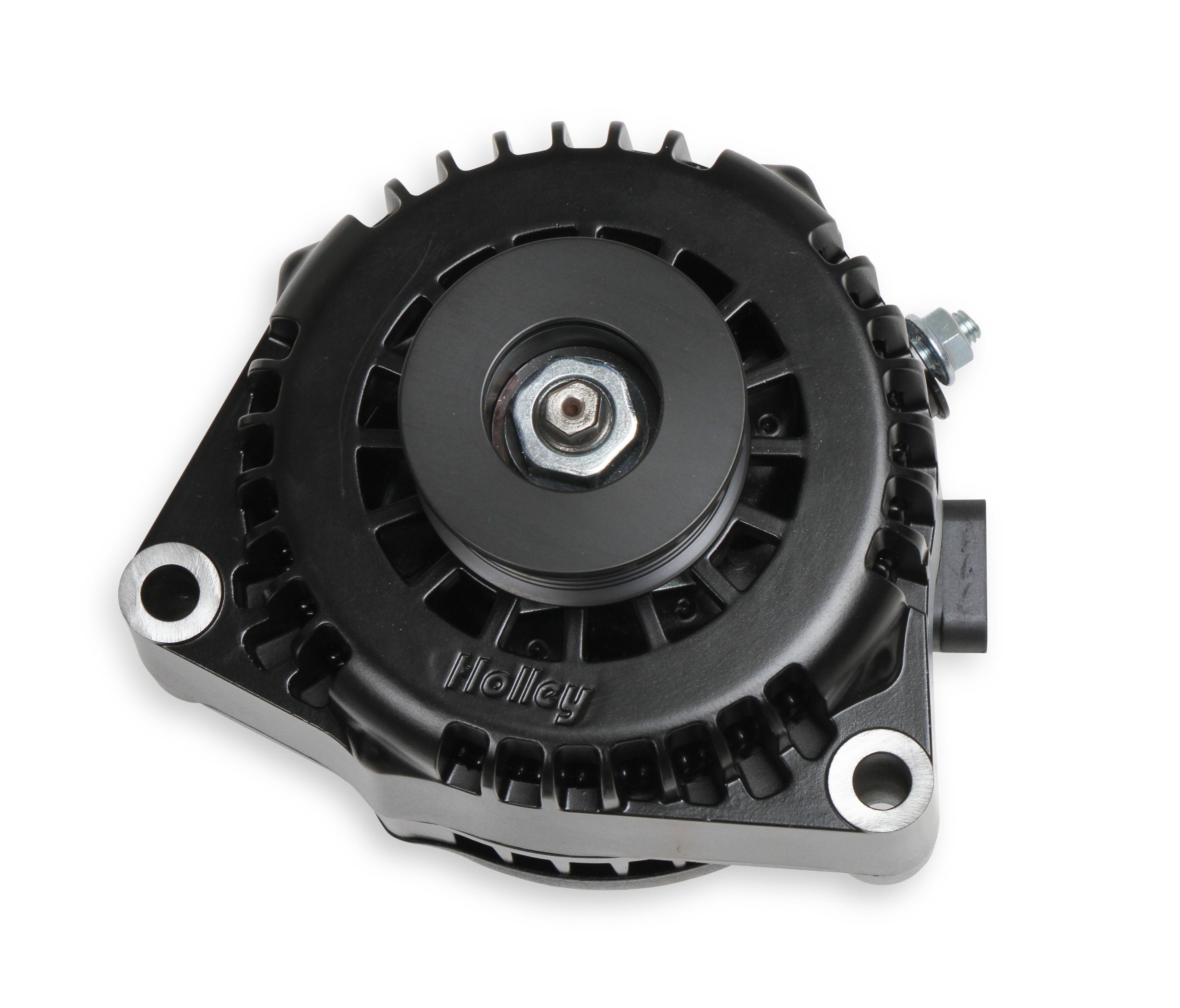 LS/LT High-Mount Complete Accessory Drive Kit- Black Finish - Photo - out of package Left