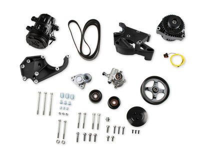 LS/LT High-Mount Complete Accessory Drive Kit- Black Finish - Photo - out of package Right