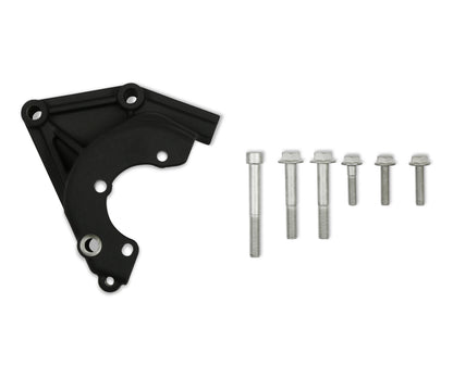 Holley Mid LSA/LS Accessory Drive Bracket Kit - Power Steering - Black - Photo - Primary Front