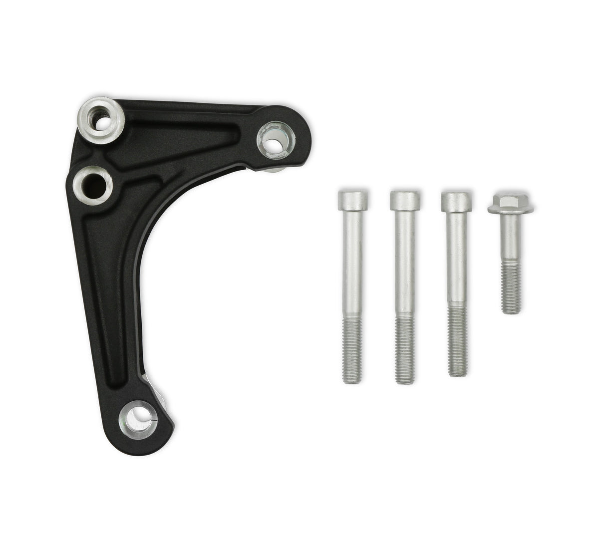 Holley Mid LSA Accessory Drive Bracket Kit - Alternator - Black - Photo - out of package Front