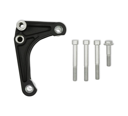 Holley Mid LSA Accessory Drive Bracket Kit - Alternator - Black - Photo - out of package Front