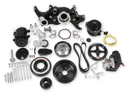 Holley Premium Black Mid-Mount Complete Accessory System - Photo - out of package Front