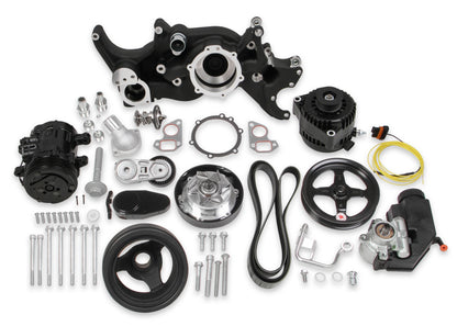 Holley Black Mid-Mount Complete Accessory System - Photo - Primary Left