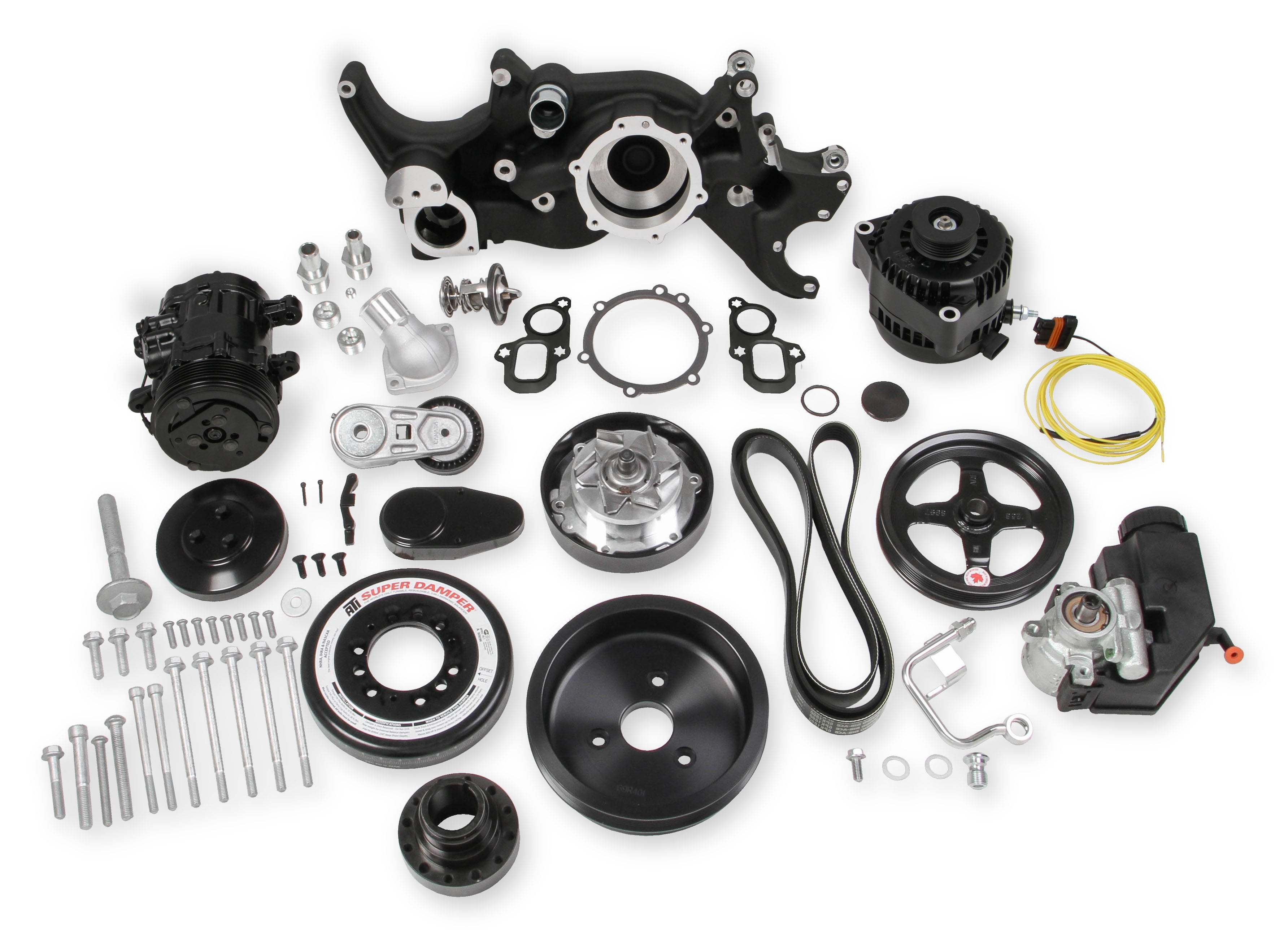 Holley Premium Mid-Mount Complete Accessory System - Photo - Primary Left