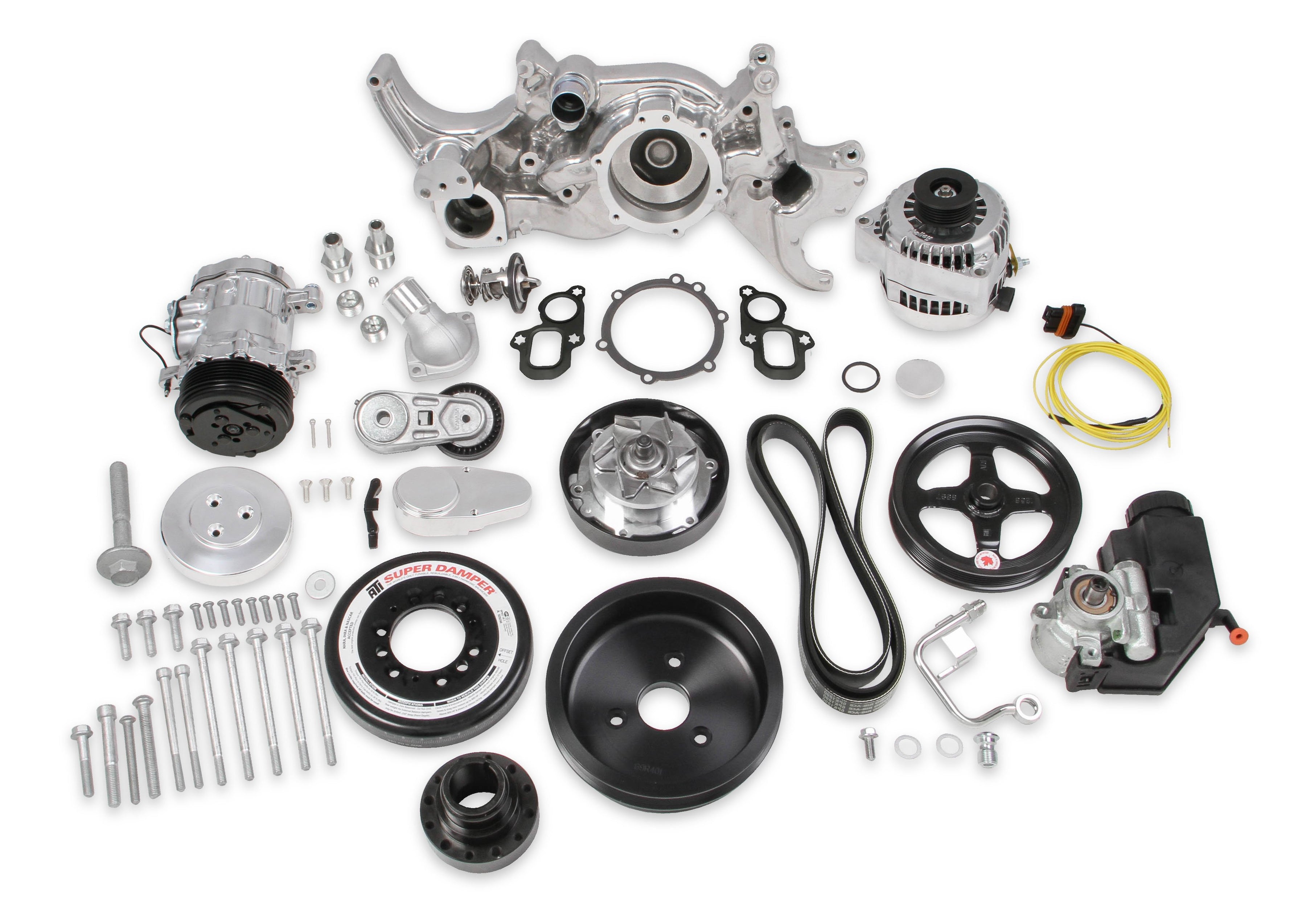 Holley Premium Mid-Mount Complete Accessory System - Photo - Primary Left