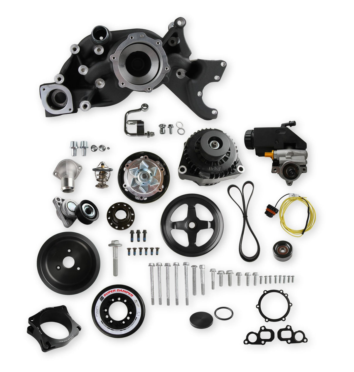 Holley Premium Mid-Mount Race Accessory System - Black Finish - Photo - Primary User 1