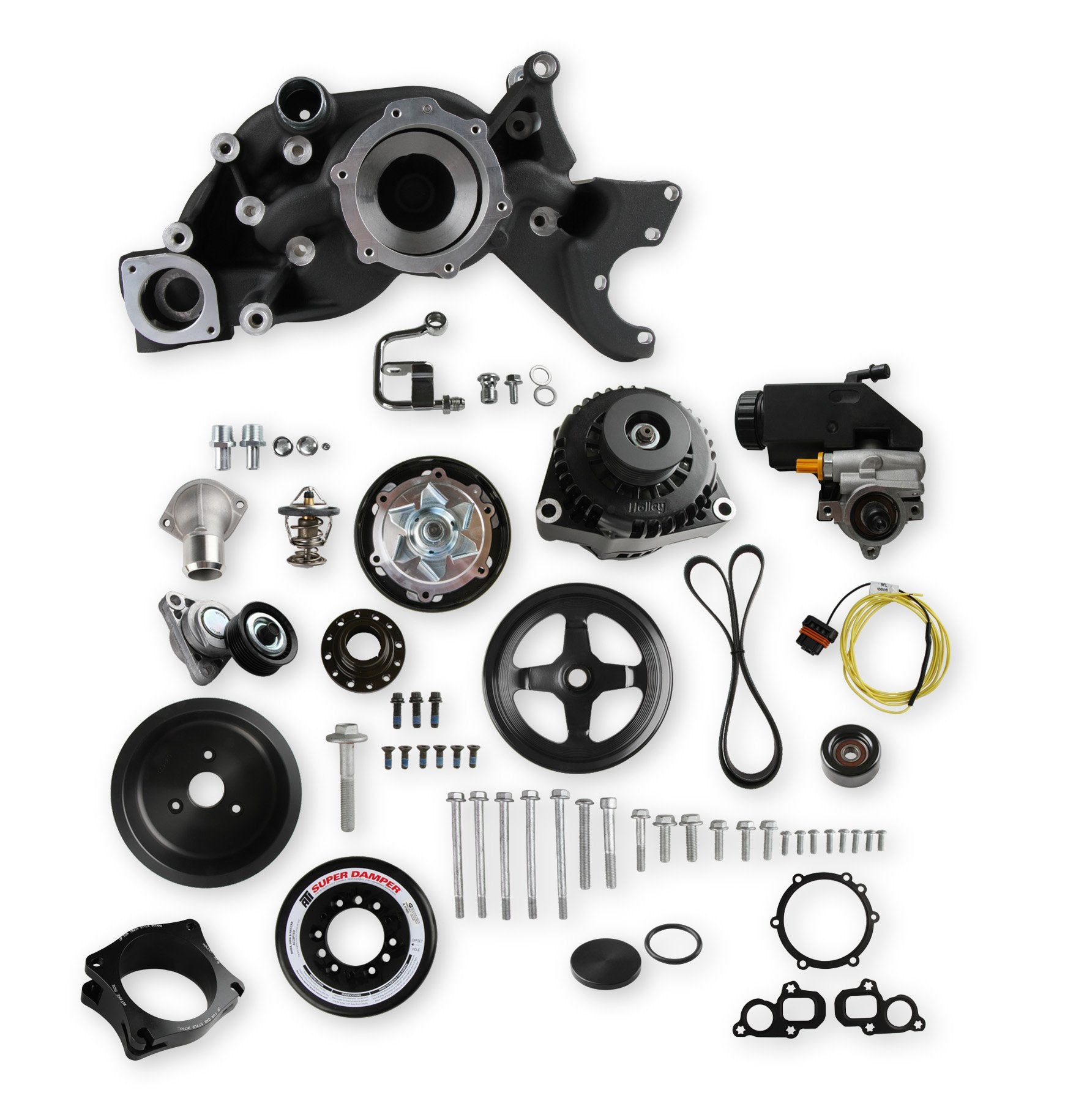 Holley Premium Mid-Mount Race Accessory System - Black Finish - Photo - Primary User 1