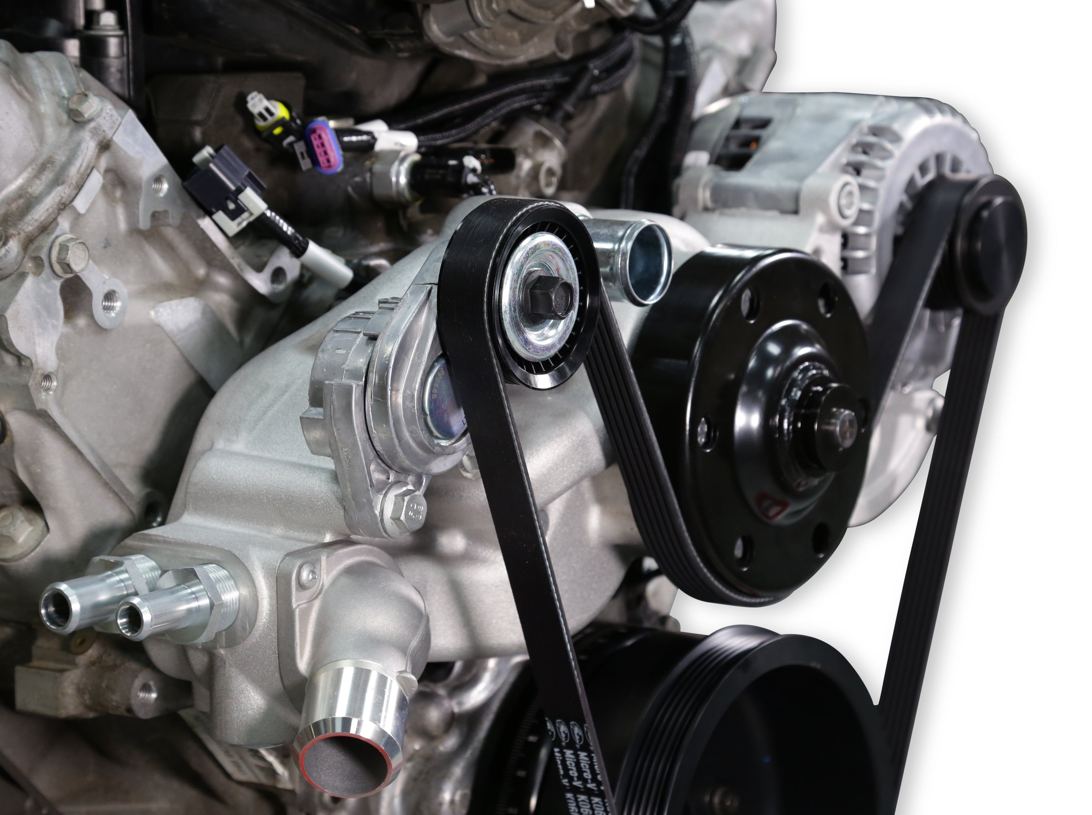 Holley Premium Mid-Mount Race Accessory System - Polished Finish - Photo - out of package Front