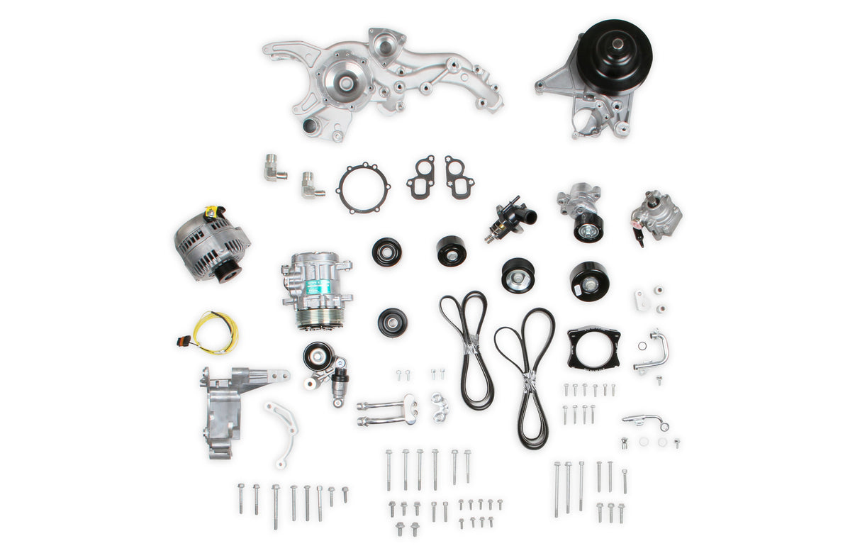 Holley Premium Mid-Mount Complete Accessory System - Photo - out of package Bottom