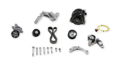 Holley Alternator Relocation Kit (150amp Alternator w/bracket kit) - Photo - Primary Front
