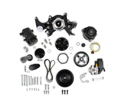 Holley Small Block Chevy Mid-Mount Complete Accessory System - Photo - Primary Front