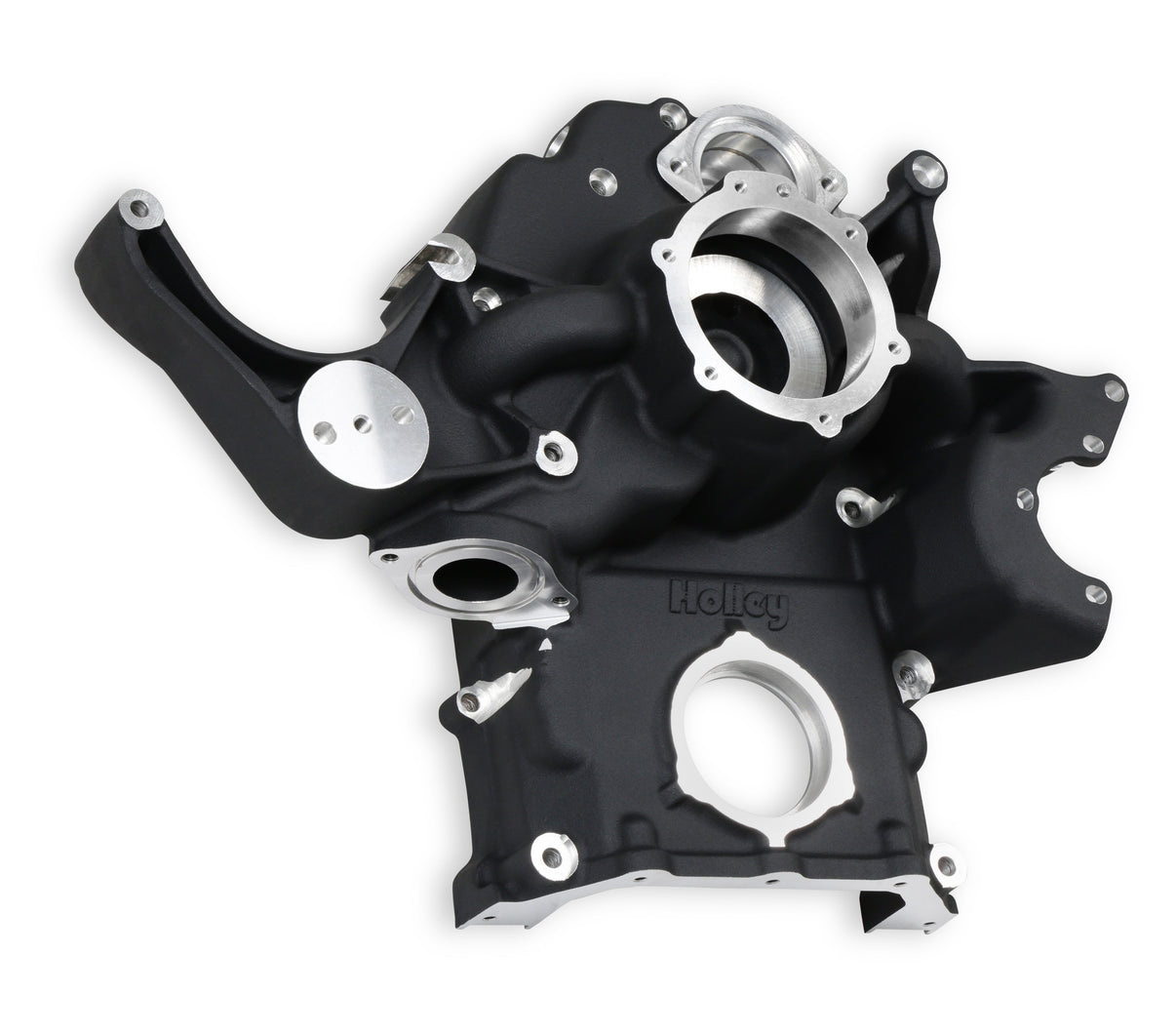 Holley Black Mid-Mount Complete Accessory System - Photo - out of package Angle