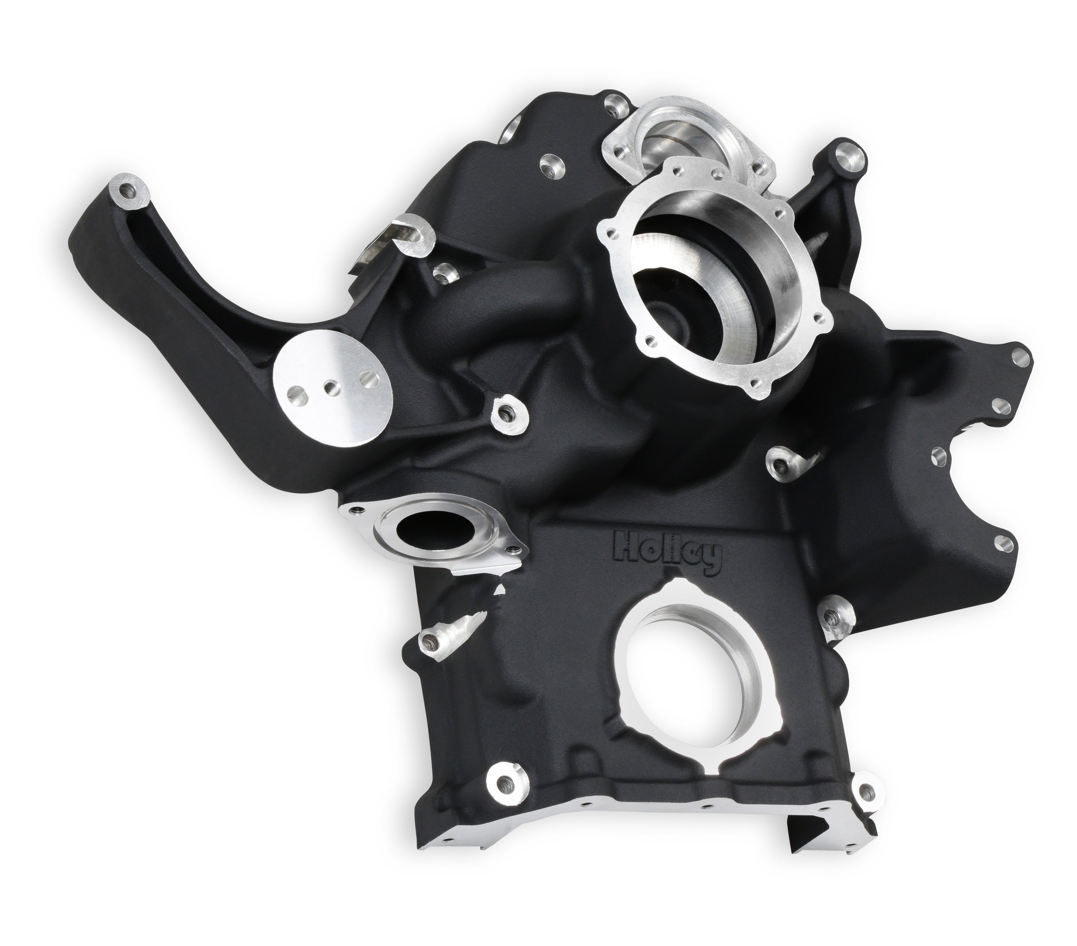 Holley Black Mid-Mount Complete Accessory System - Photo - out of package Angle