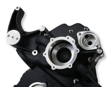 Holley Black Mid-Mount Complete Accessory System - Photo - out of package Left