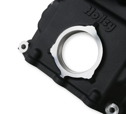 Holley Black Mid-Mount Complete Accessory System - Photo - out of package Back