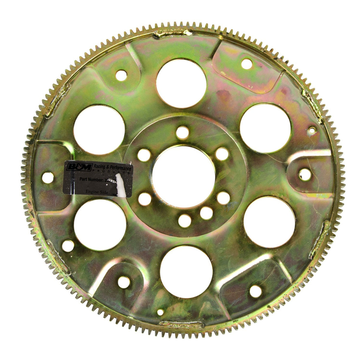 B&M Steel SFI Certified Flexplate - Small Block Chevrolet - Photo - out of package Right