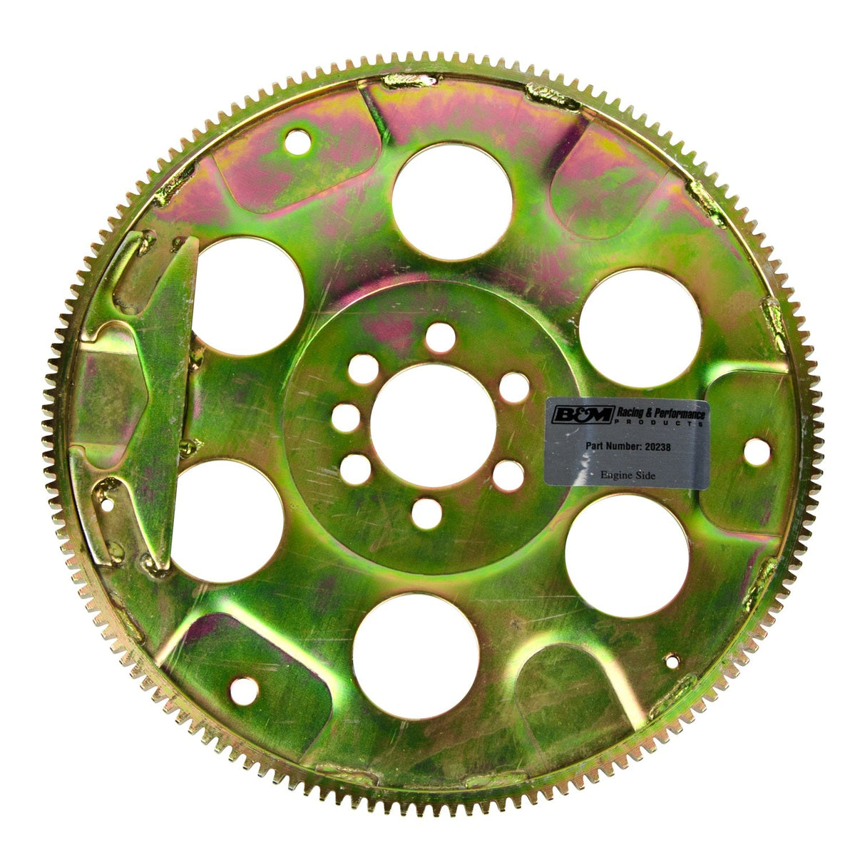 B&M Steel SFI Certified Flexplate - Small Block Chevrolet - Photo - out of package Right