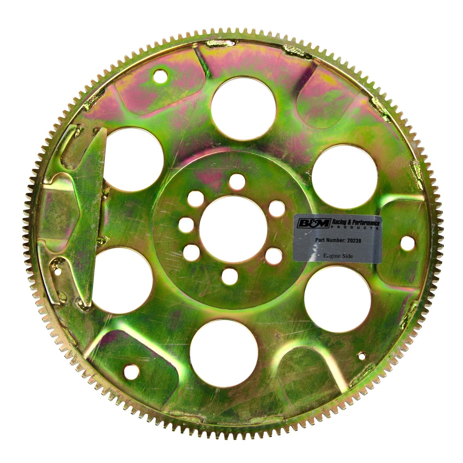B&M Steel SFI Certified Flexplate - Small Block Chevrolet - Photo - out of package Right