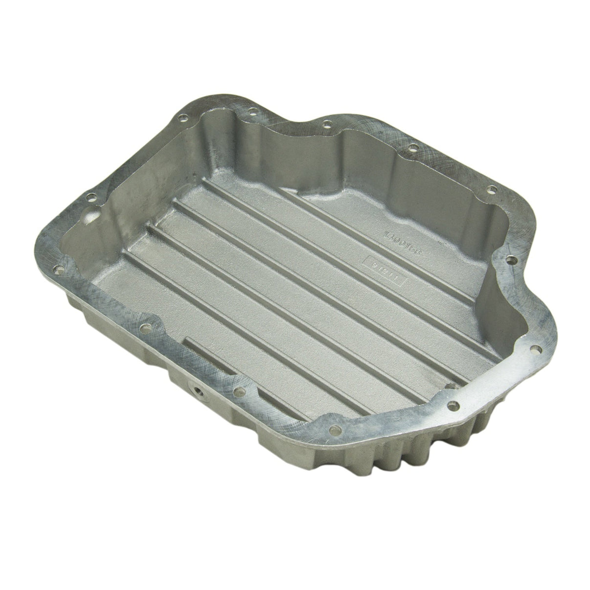B&M Hi-Tek Deep Transmission Pan -  Aluminum - Photo - out of package Back