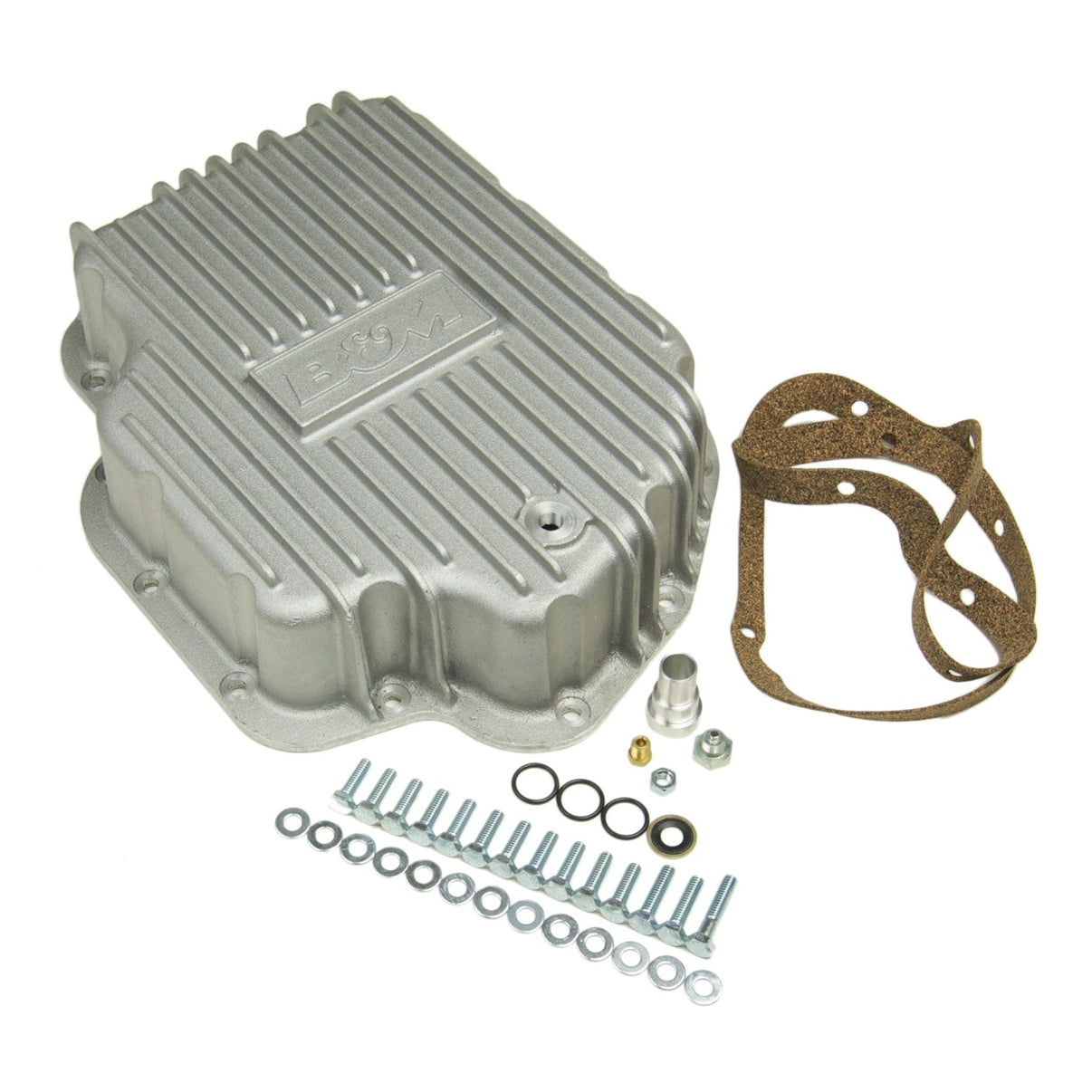 B&M Hi-Tek Deep Transmission Pan -  Aluminum - Photo - Primary Right