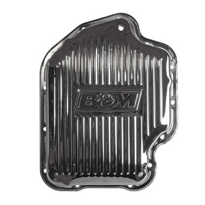 CHROME DEEP PAN TH400 - B&M Hi-Tek Deep Transmission Pan - Chrome